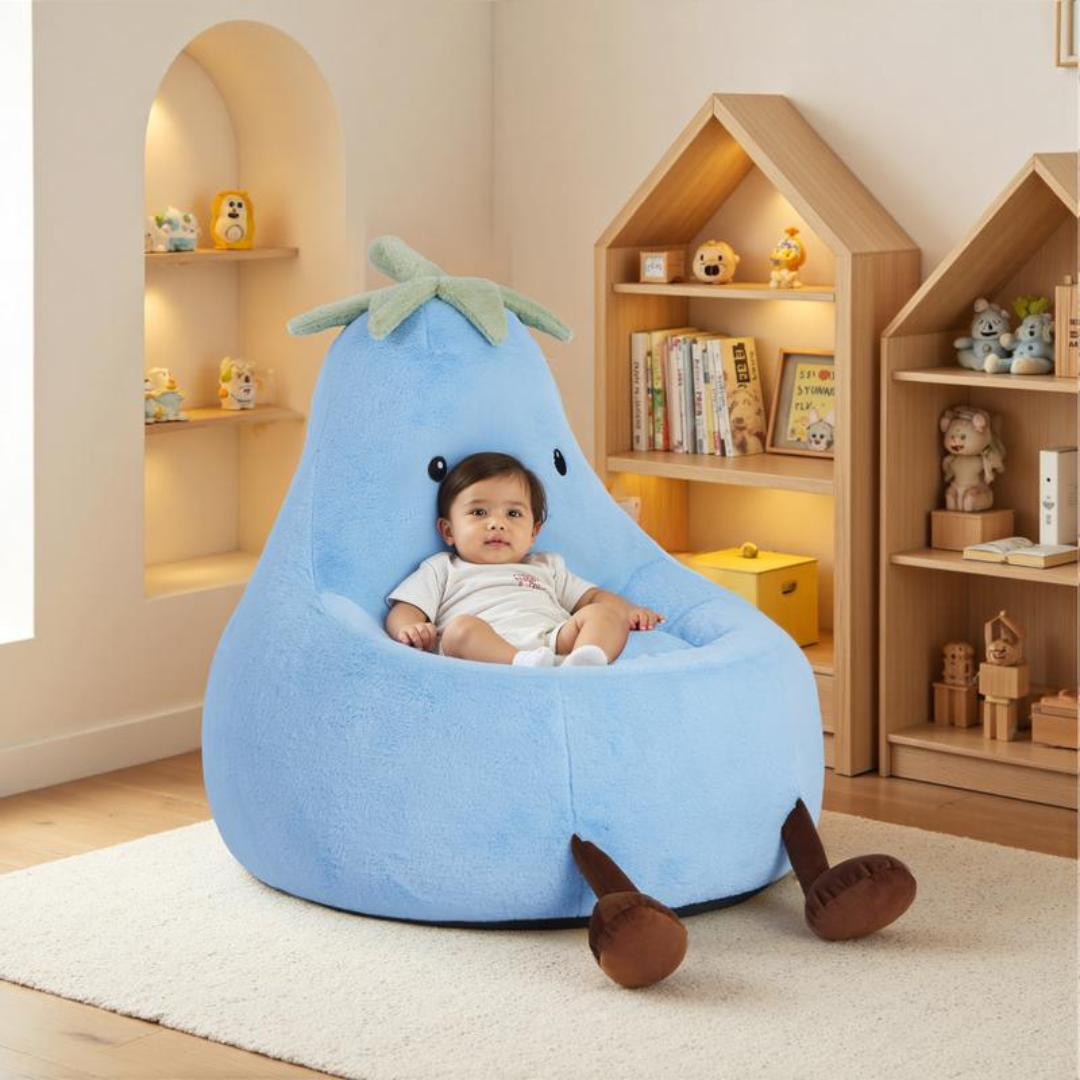 Eggplant Bean Bag Chair