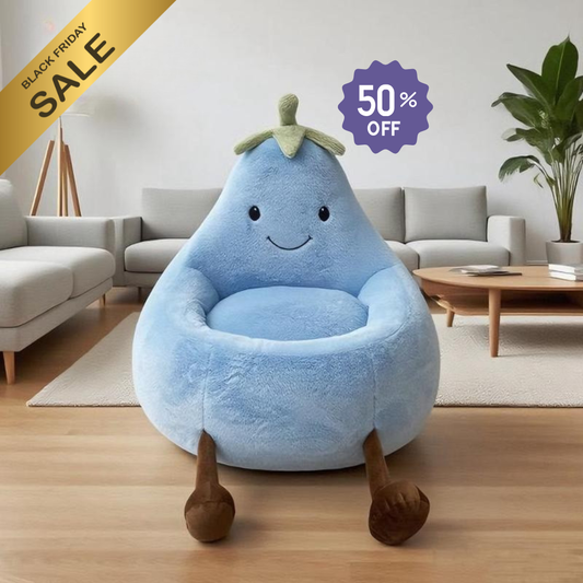 Eggplant Bean Bag Chair