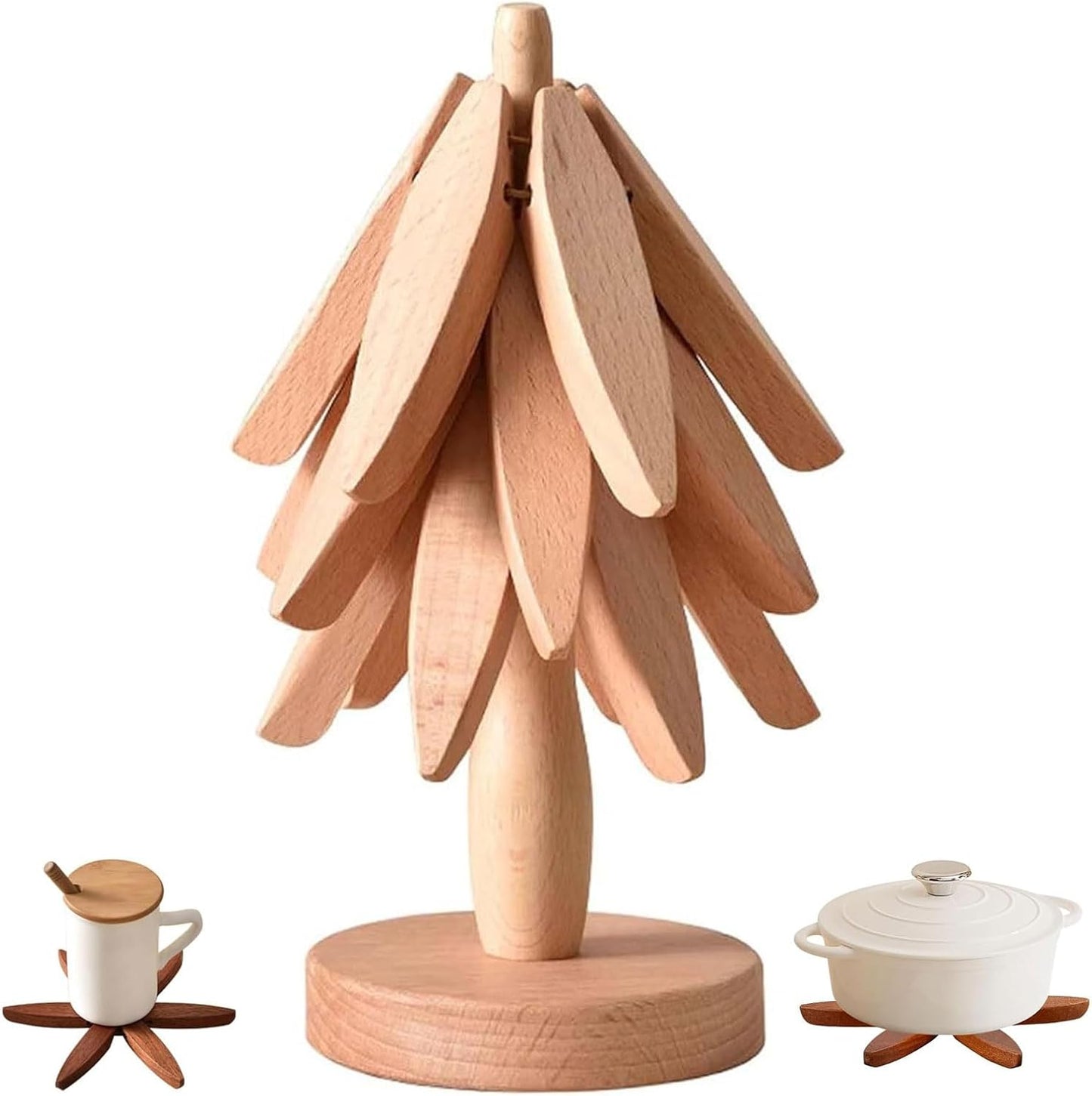 Log Colored Tree Trivets